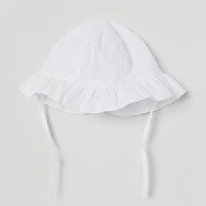 Baby Girl Eyelet White Sunhat